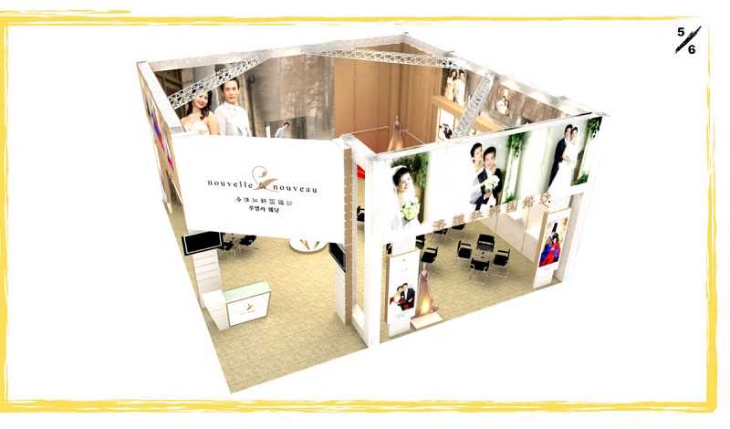 上海婚紗展_展位設(shè)計(jì),韓國(guó)洛維拉_展臺(tái)展覽搭建.展會(huì)設(shè)計(jì)布置